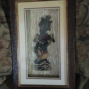 Wall picture and frame